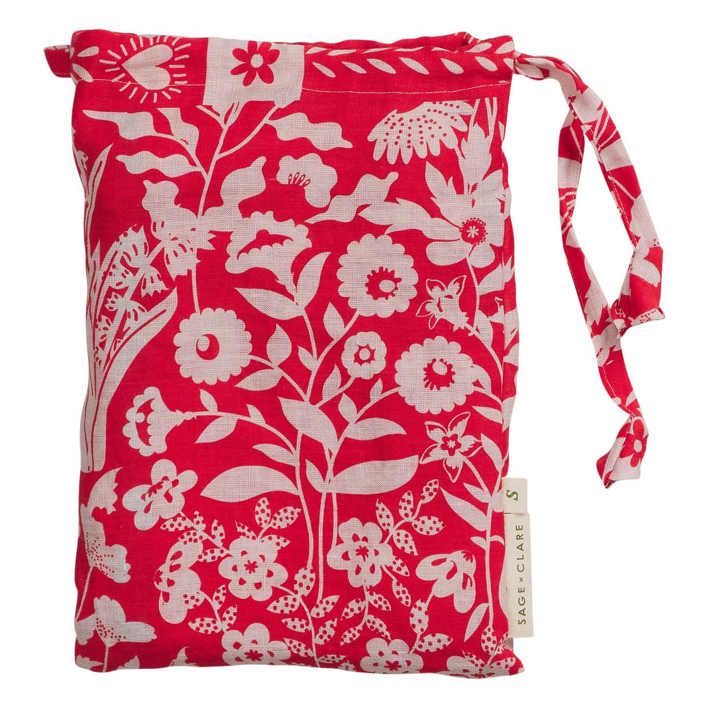 Sage & Clare Indiana Linen Pillowcase Set - Poppy
