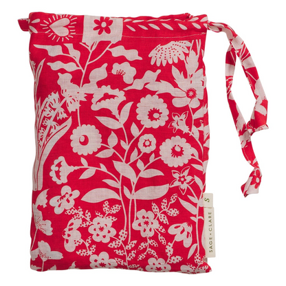 Sage & Clare Indiana Linen Pillowcase Set - Poppy