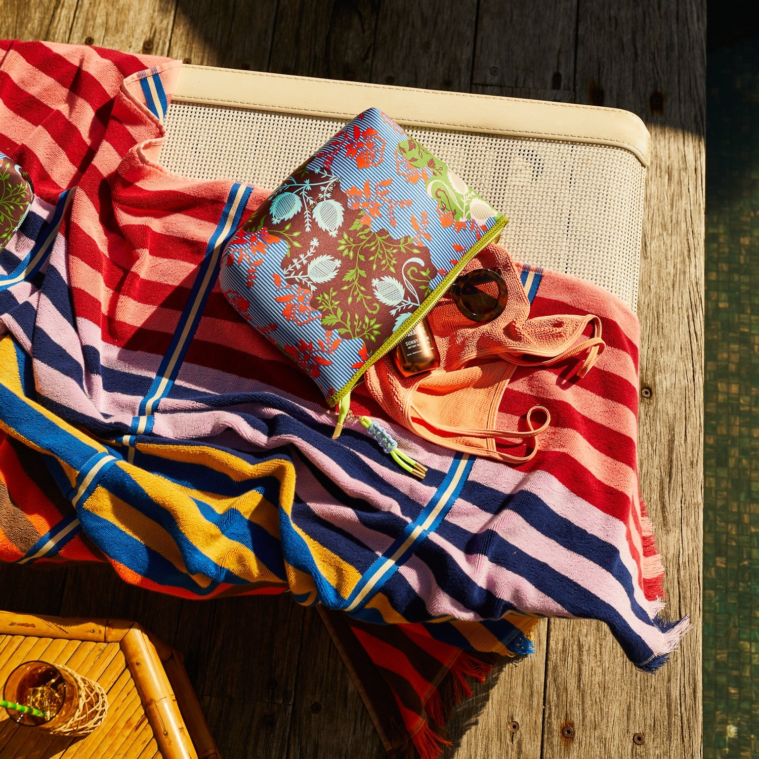 Sage & Clare Leilani Pouch - La Palma