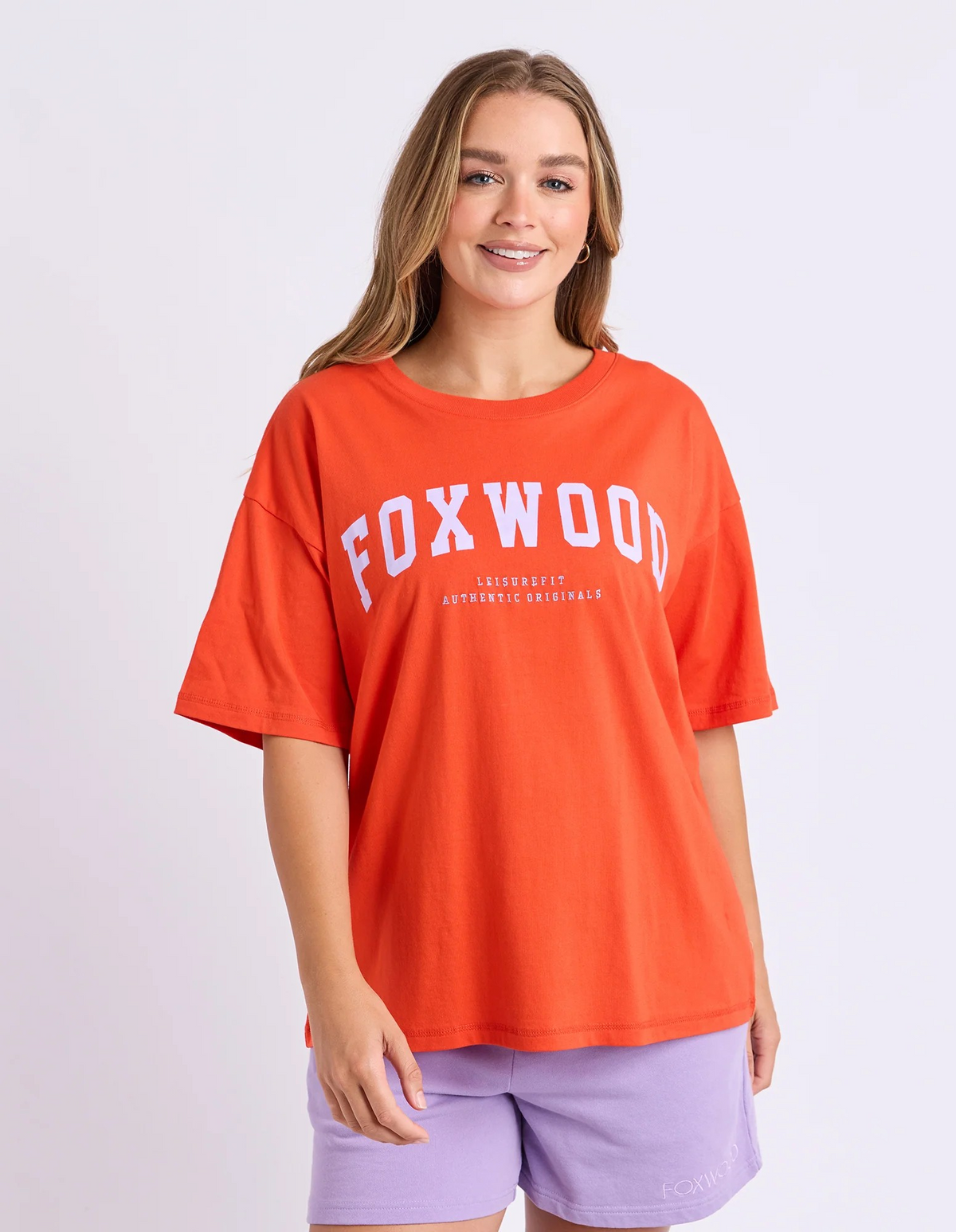 Foxwood Interval Tee - Grenadine/Lilac