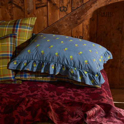 Sage & Clare Anneliese Ruffle Pillowcase - Peridot