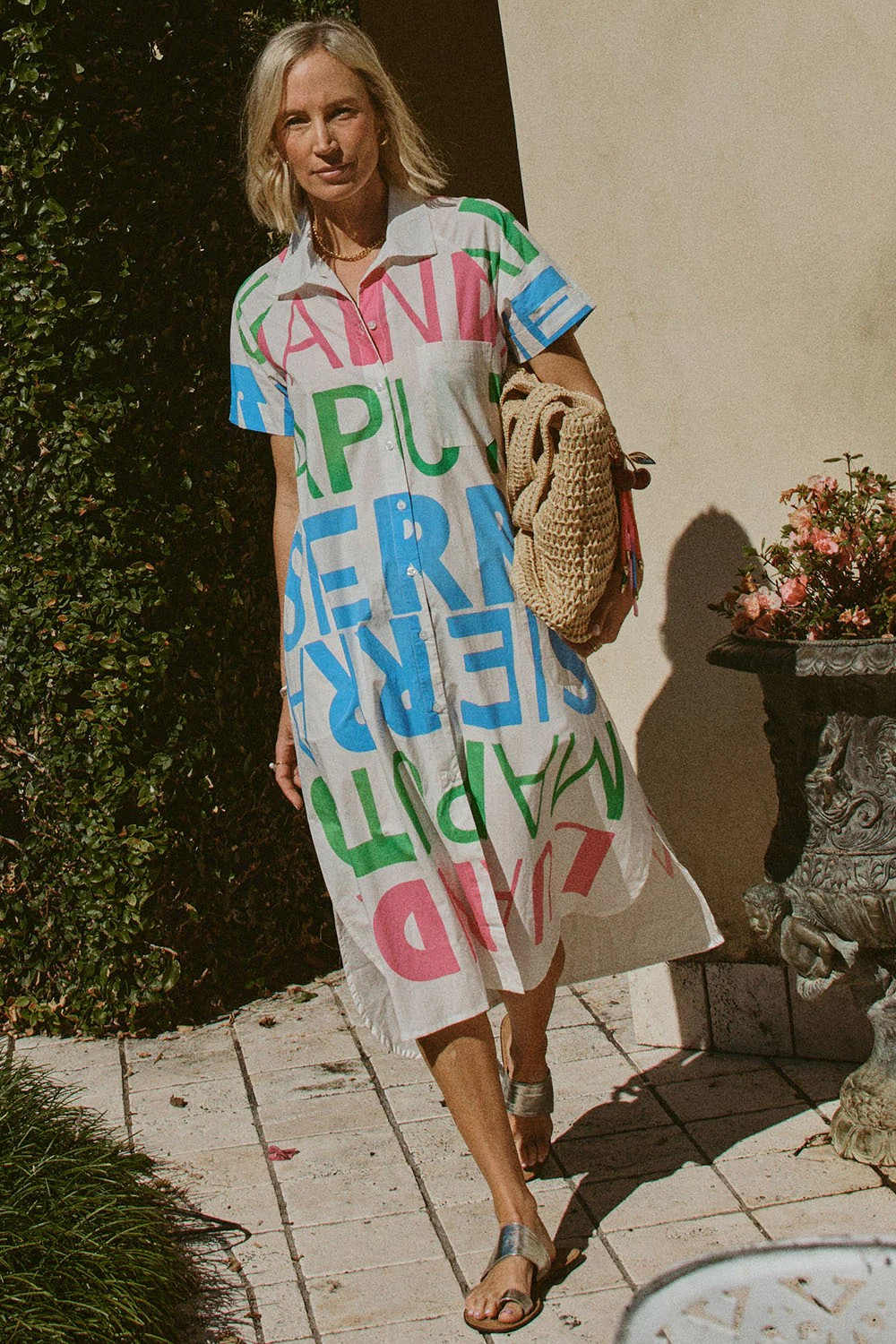 ITAMI Sierra Button Dress