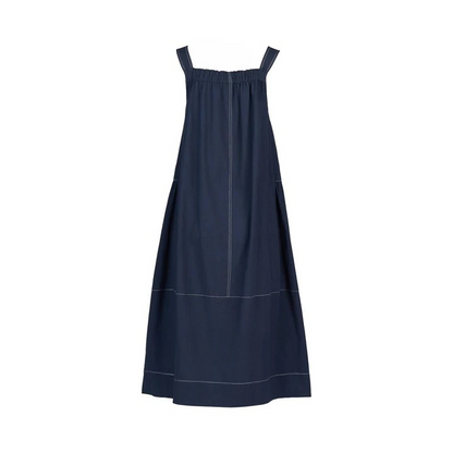 Vassalli Sleeveless Balloon Dress with Front Pocket