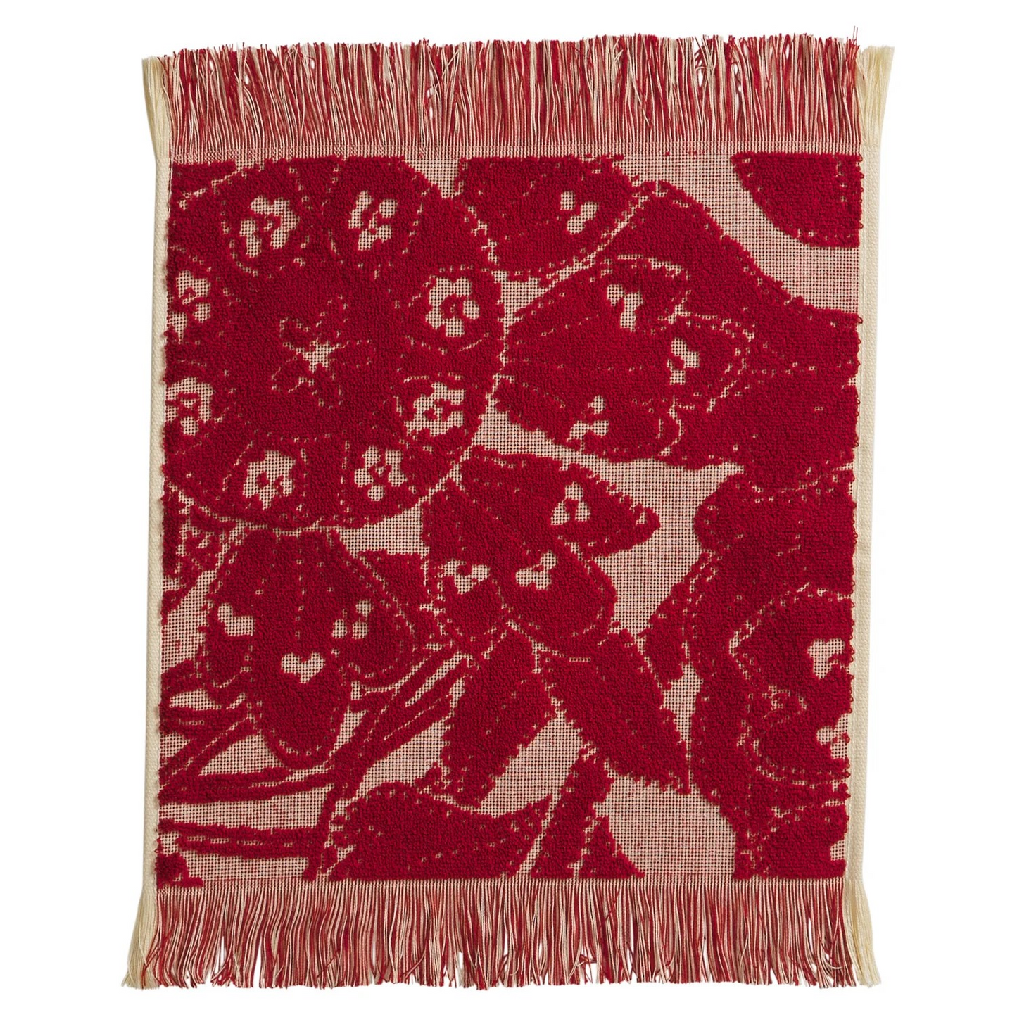 Sage & Clare Lucia Face Washer Set 2PK - Crimson