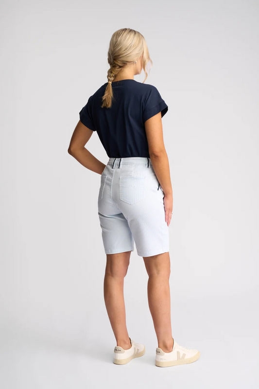 Vassalli Orion Short - Blue Stripe Denim