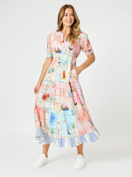 Threadz Capri Print Maxi Dress