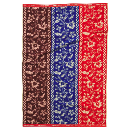 Sage and Clare Thea Bath Sheet - Vermillion