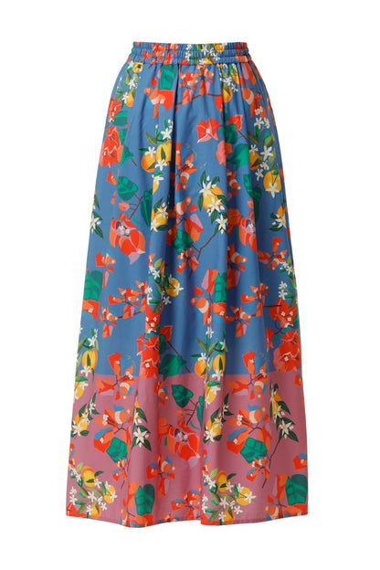 Emily Lovelock Alvia Skirt Amparo Blue