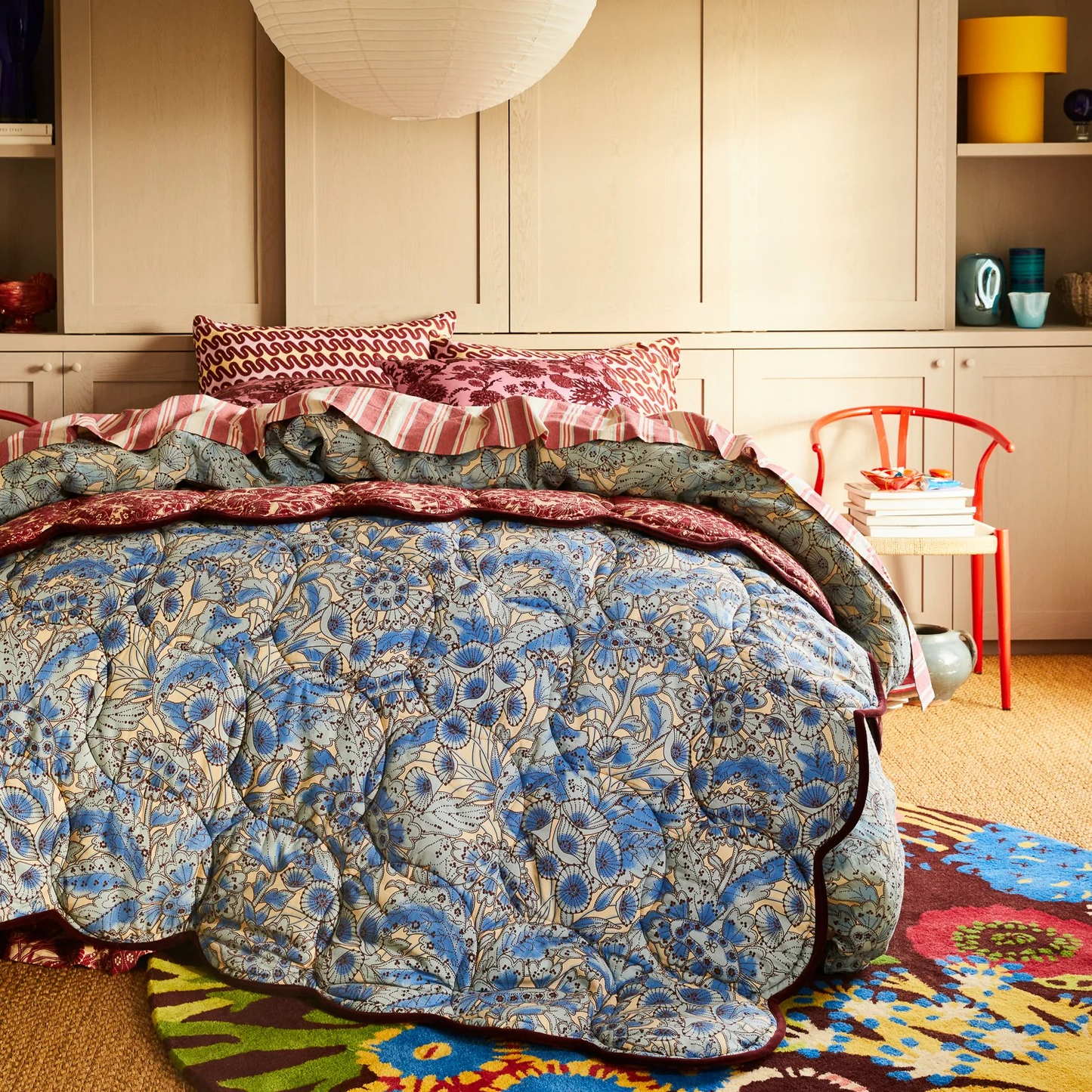 Sage and Clare Lucia Scalloped Coverlet