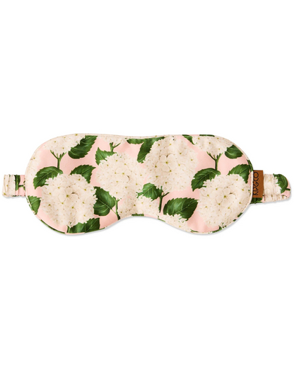 Kip and Co Hydrangea Pink Silk Eye Mask