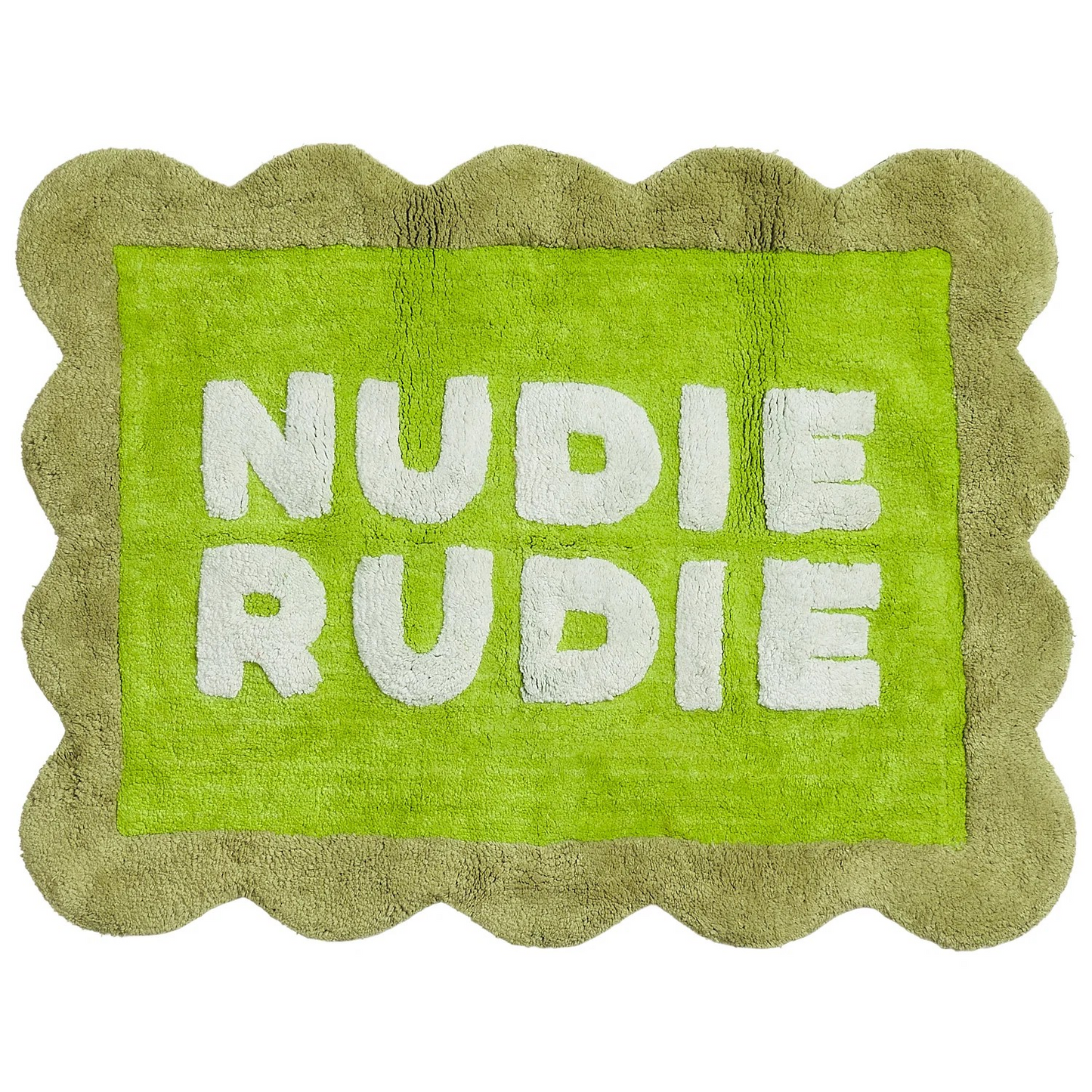 Sage & Clare Romy Nudie Bath Mat - Cactus Green