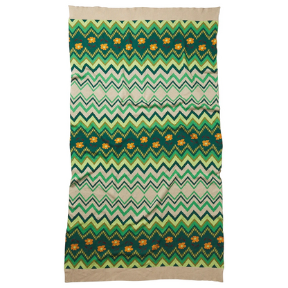 Sage & Clare Calina Cotton Knit Blanket - Verdant