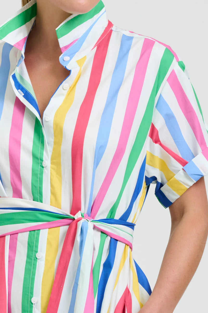 Shirty The Lucy Dress - Fiesta Stripe