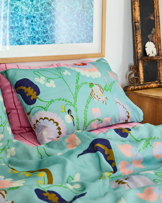 Kip and Co x Anna Spiro Isabelle Linen Pillowcases 2P Std Set