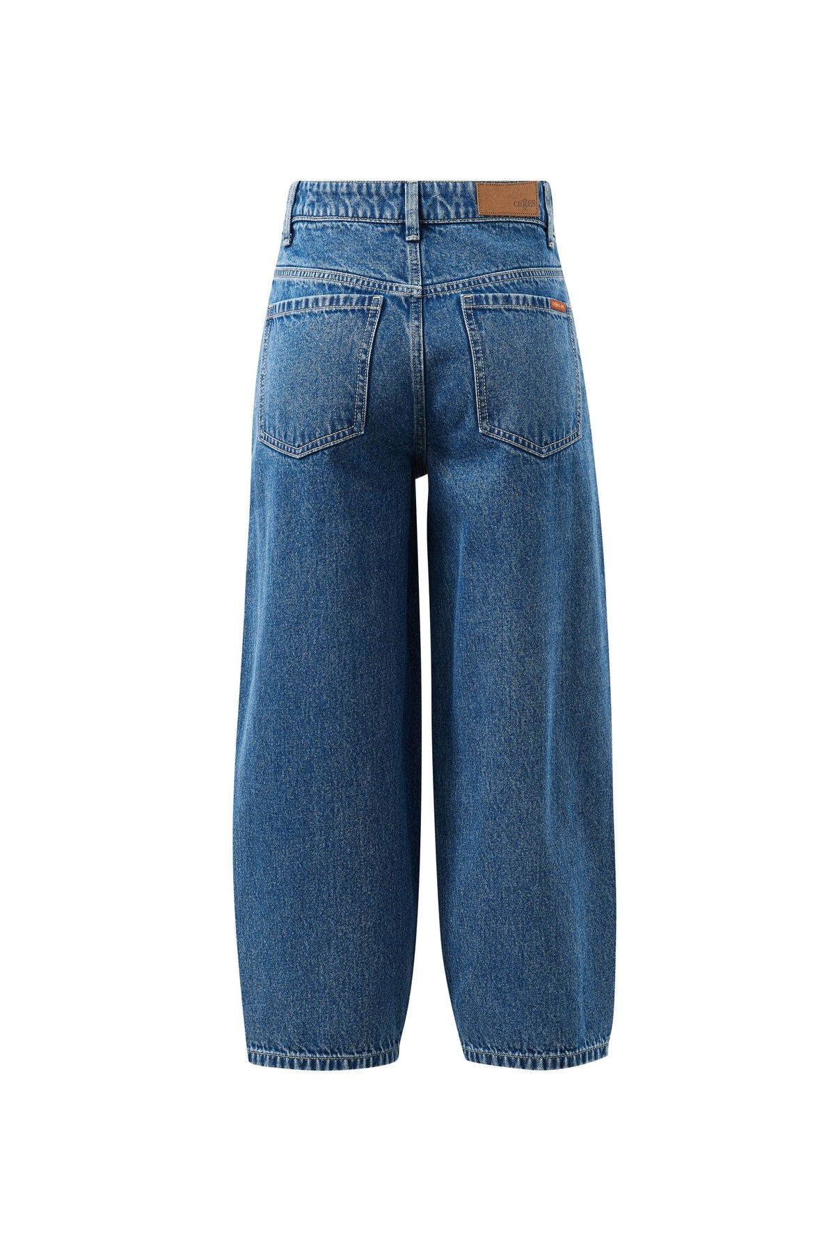 Ceres Life Maggie Tapered Barrel Jean - Fresh Indigo