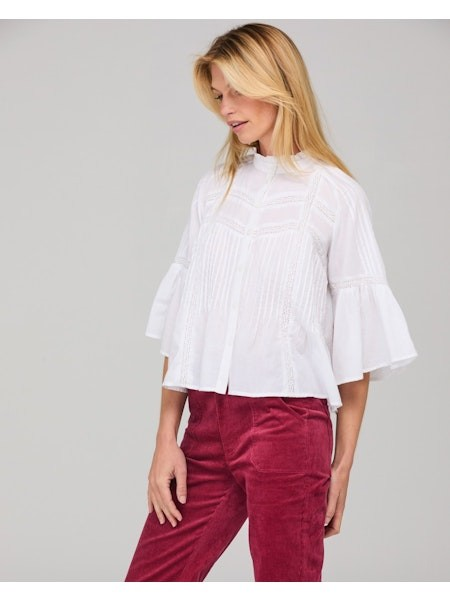 Boom Shankar Haru Shirt Embroidered - White