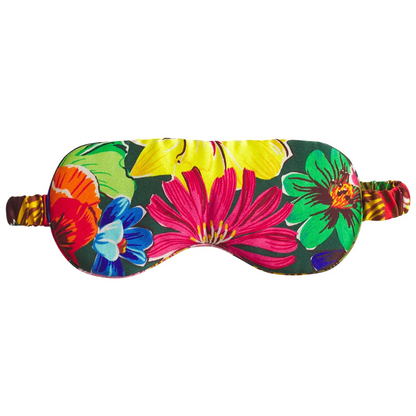 Sage & Clare Ines Silk Eye Mask - Verdant