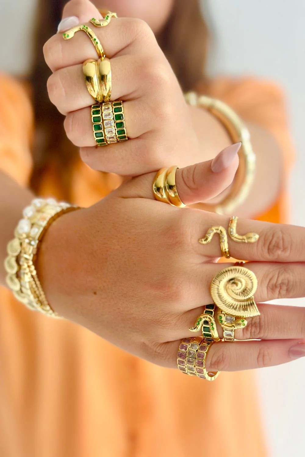 Mosk Melbourne Ivy Rings - 2 Colours