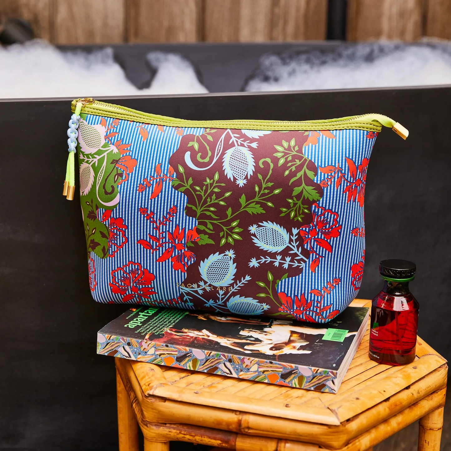 Sage & Clare Leilani Pouch - La Palma | Sterling Belle