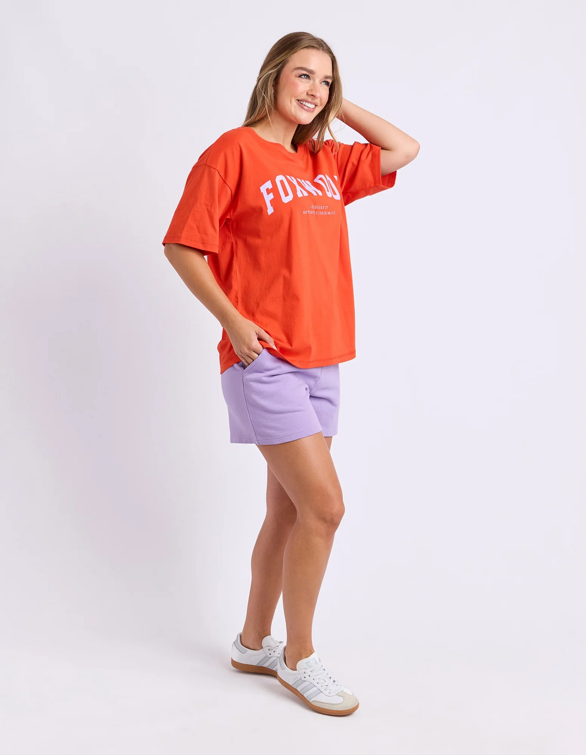 Foxwood Interval Tee - Grenadine/Lilac