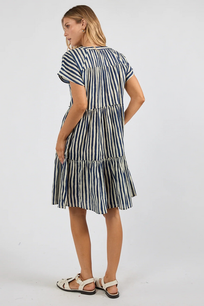 Ibisa Dixie Dress - Navy