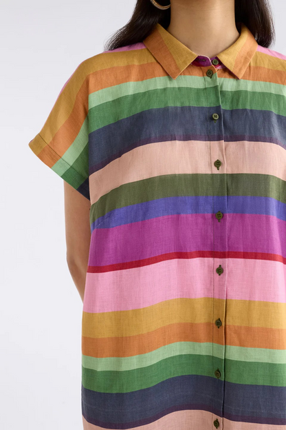 Elk the Label Tilko Linen Shirt Dress