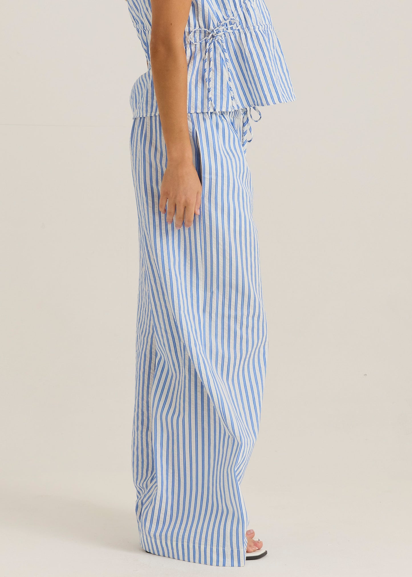 Sass Aziza Pant - Blue/White Stripe