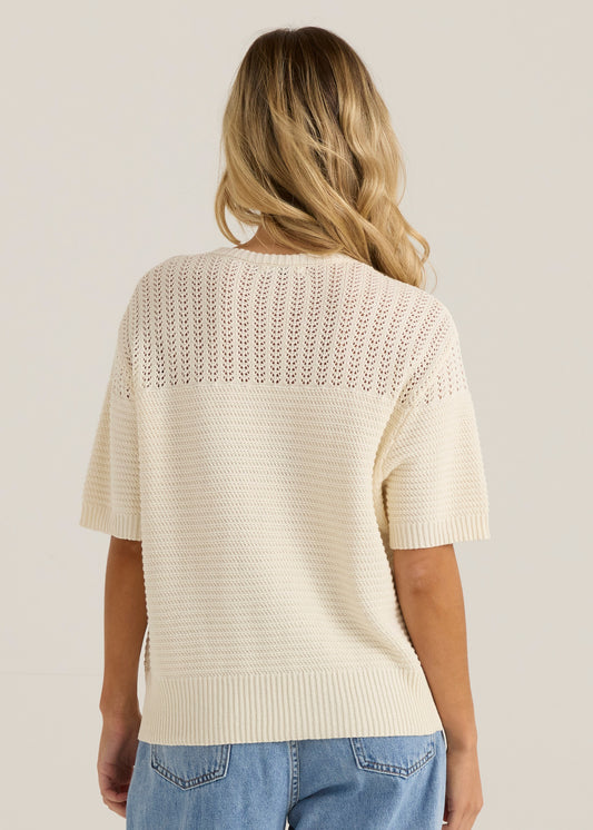 Sass Cherri Tee - Cream