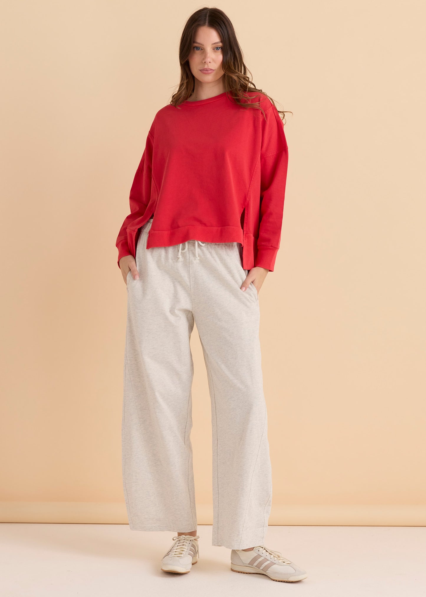 Betty Basics Barrel Leg Sweatpants