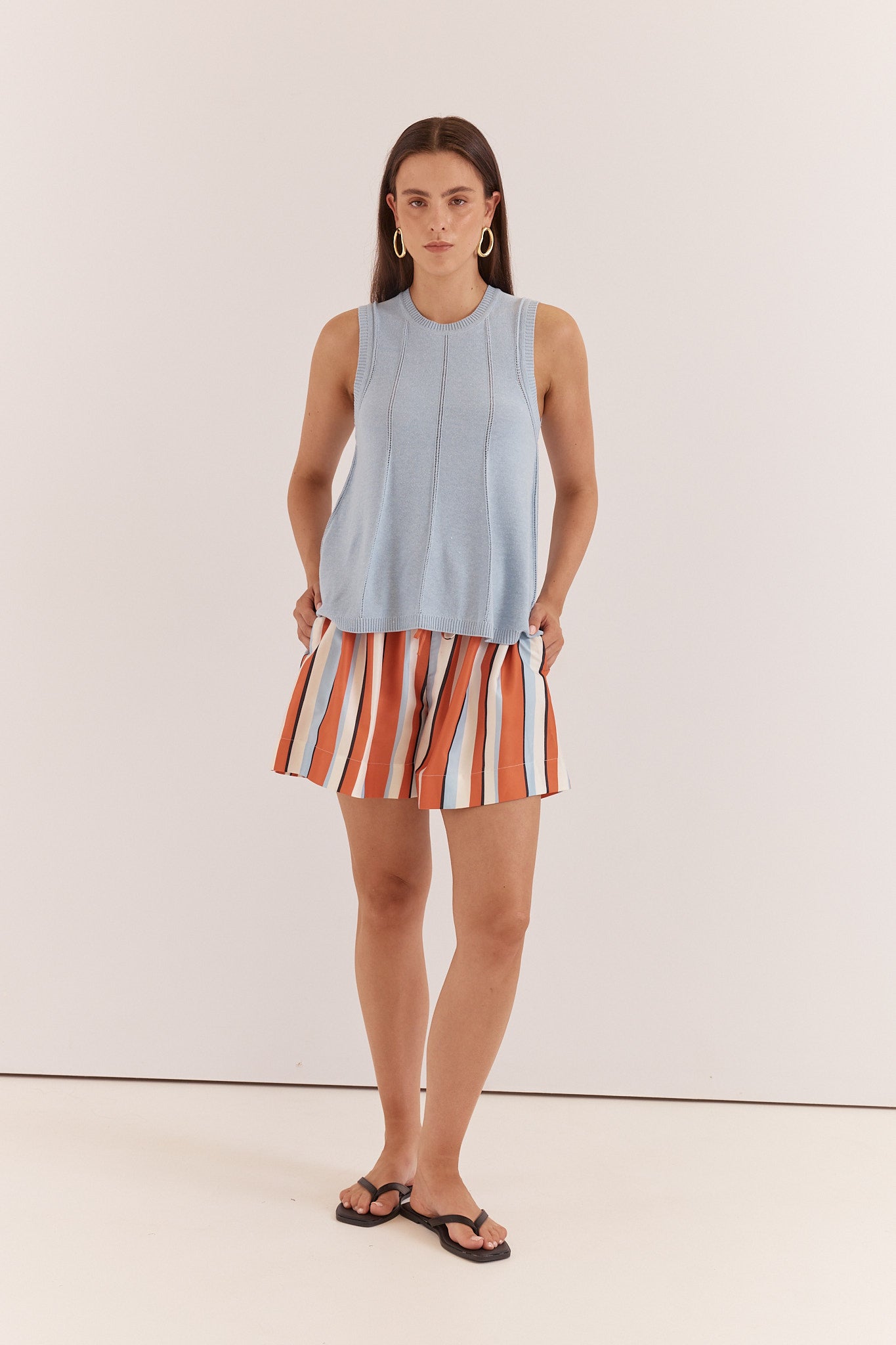 Betty Basics Krista Pointelle Tank - 2 Colours