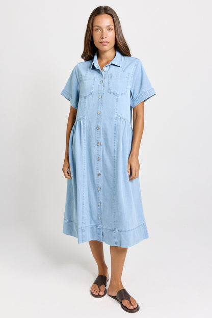 Betty Basics Willow Denim Dress - Medium Wash