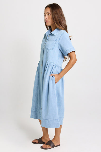 Betty Basics Willow Denim Dress - Medium Wash