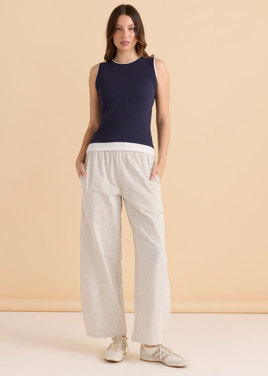 Betty Basics Thea Tank Top - Navy