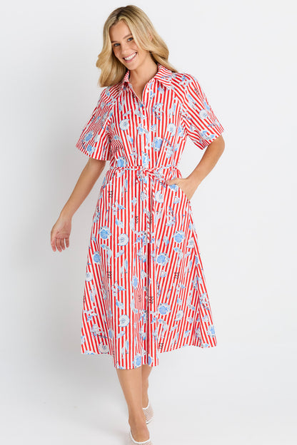 Betty Basics Amalfi Dress - Amalfi Print