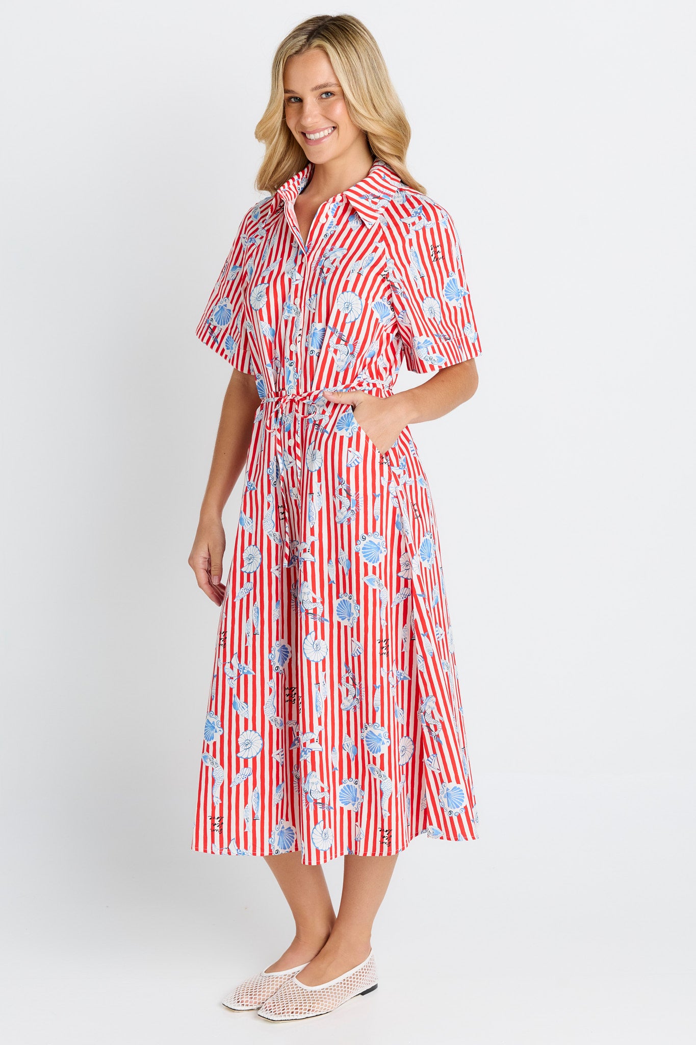 Betty Basics Amalfi Dress - Amalfi Print
