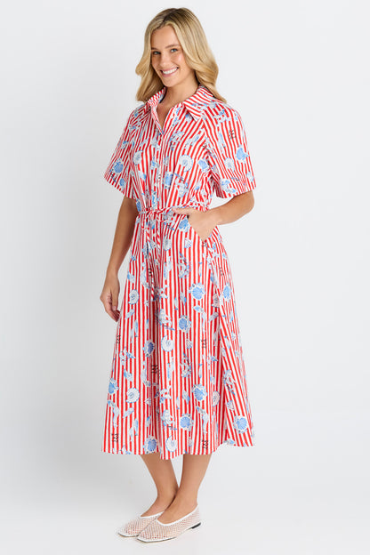 Betty Basics Amalfi Dress - Amalfi Print