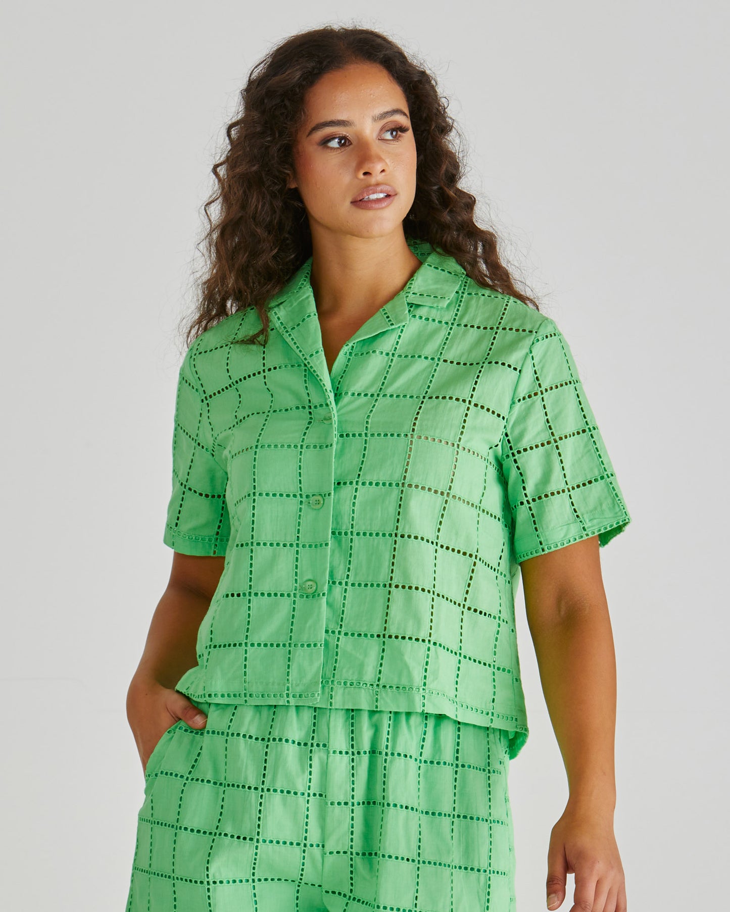 Sass Spencer Shirt - Green