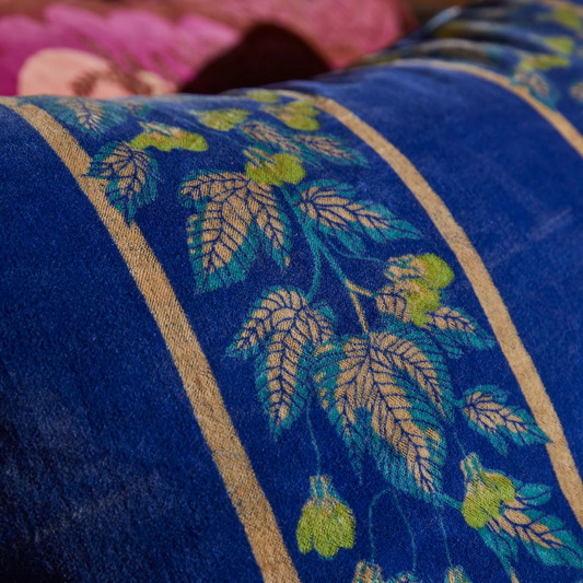 Sage & Clare Agata Velvet Cushion - Ultramarine