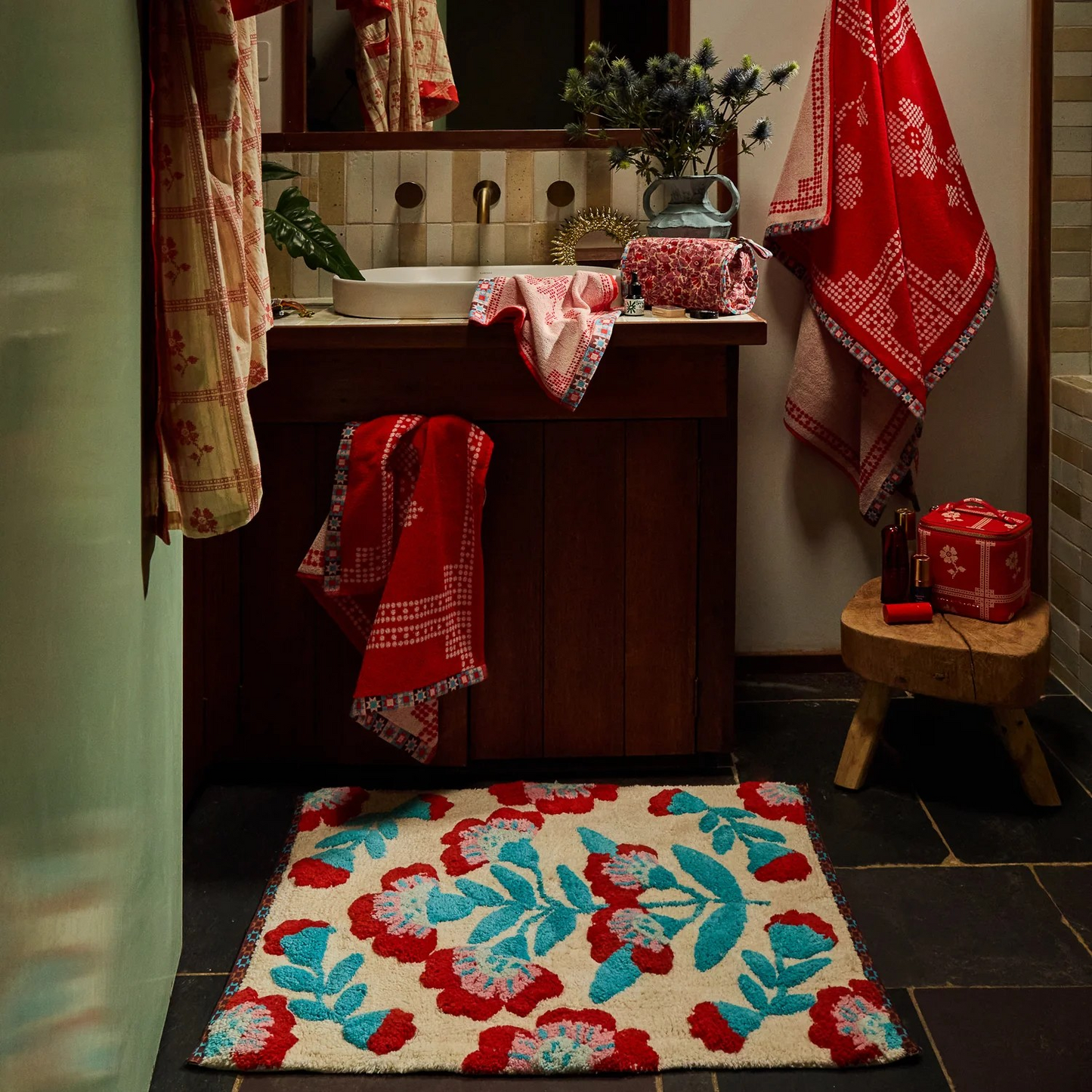 Sage & Clare Winona Bath Mat - Moonlight