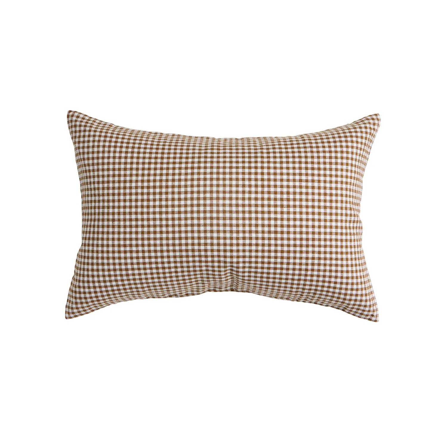 Society Of Wanderers Gumnut Gingham French Flax Linen Bedding