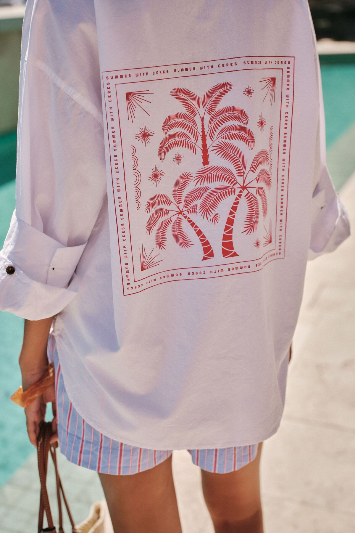 Ceres Life Miya Shirt - White Summer with Ceres