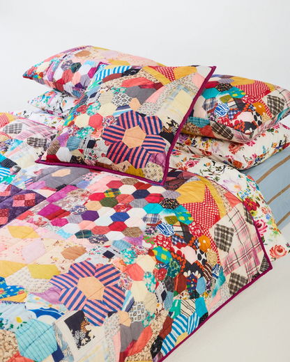 Kip and Co x Romance Was Born Patchy Times Upholstery Cushion