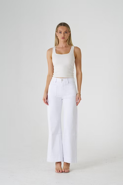 Wakee Denim White 7158
