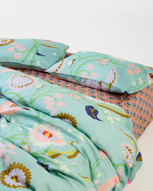 Kip and Co x Anna Spiro Isabelle Linen Pillowcases 2P Std Set