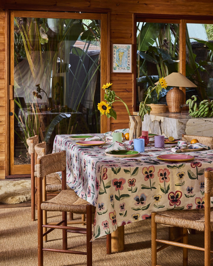 Kip and Co Pretty Pansy Tablecloth - 2 Sizes