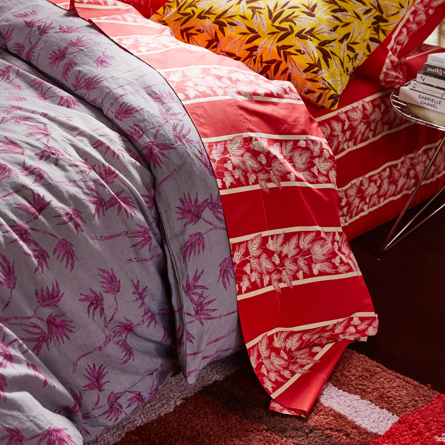 Sage & Clare Agata Cotton Sheets - Vermillion