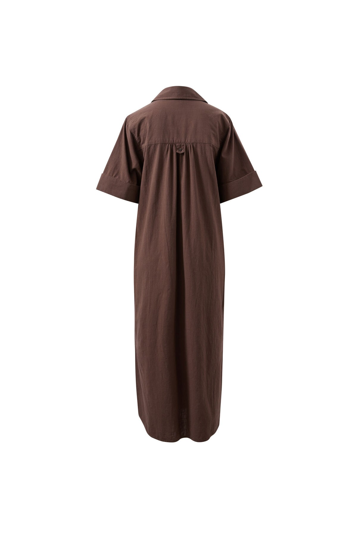 Ceres Life Samara Midi Shirt Dress - Bitter Choc