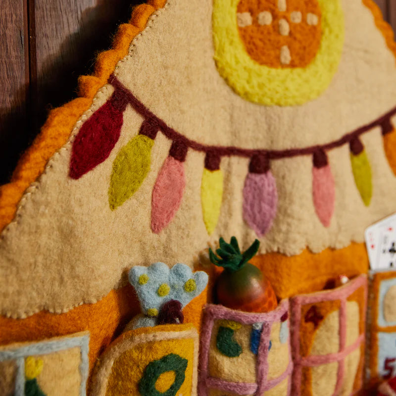 Colourful felt Bernet advent calendar by Sage and Clare | Holiday Decoration Australia