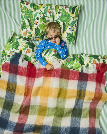 Kip and Co Cabin Tartan Cosy Blanket - One Size