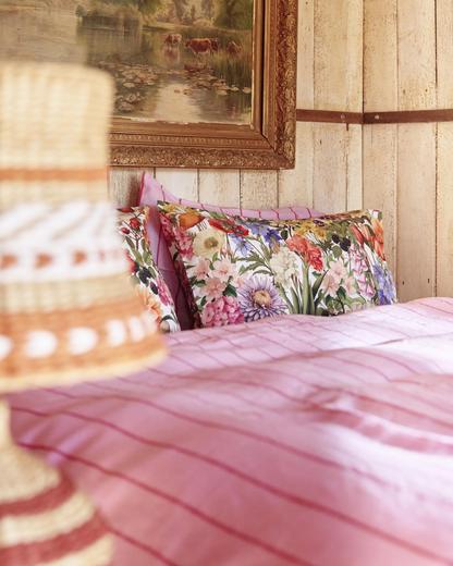 Kip and Co Cottage Garden Silk Pillowcase - 1P Single